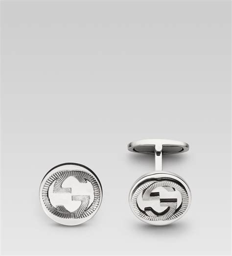 mens cufflinks gucci|gucci men's necklace silver.